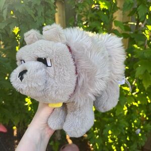 2025 Minecraft Movie Interactive Barking, Moving Dennis The Wolf Grey Plush